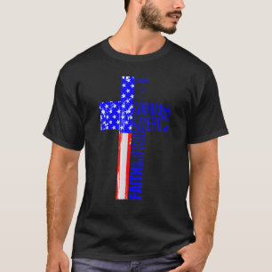 Camiseta América deus abençoe, 4 de julho, Americano