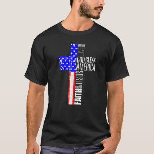 Camiseta América deus abençoe, 4 de julho, Americano