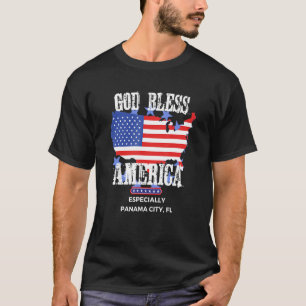 Camiseta América deus abençoe especialmente Cidade do Panam