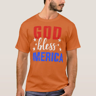 Camiseta américa deus abençoe para o dia da Independência e
