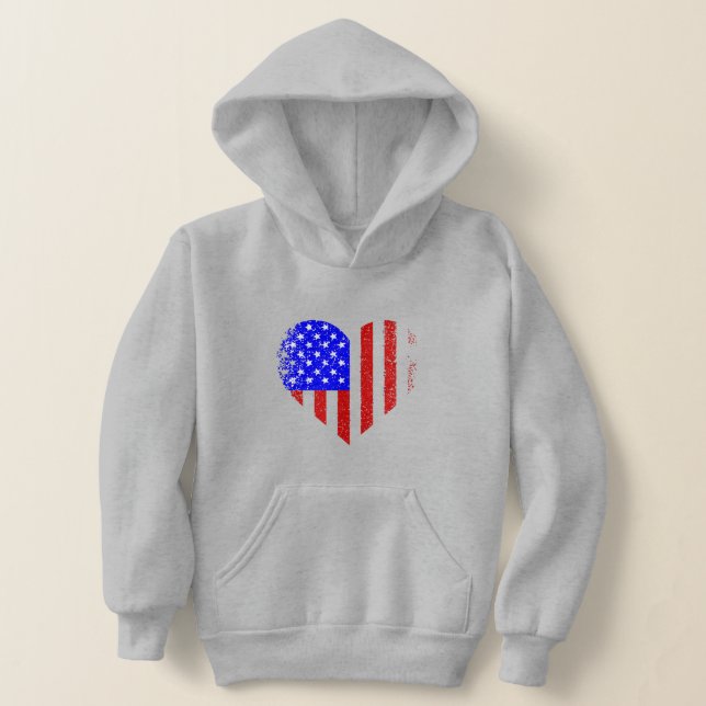 Camiseta américa do coração angustiado (Postura )