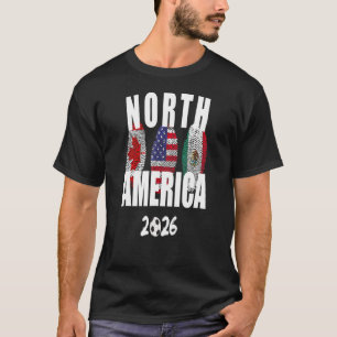 Camiseta América do Norte 2026 Canadá Usa Futebol México