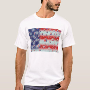 Camiseta América do Norte, EUA, WA, Redmond, Bandeira dos E