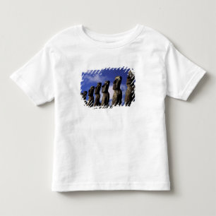 Camiseta América do Sul, Chile, Ilha de Páscoa, Ahu Akiri.