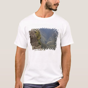 Camiseta América do Sul, Peru, Machu Picchu. Ruínas de pedr