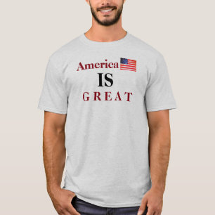 CAMISETA AMÉRICA É GRANDE T