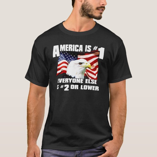 Camiseta América é o número 1 (Frente)
