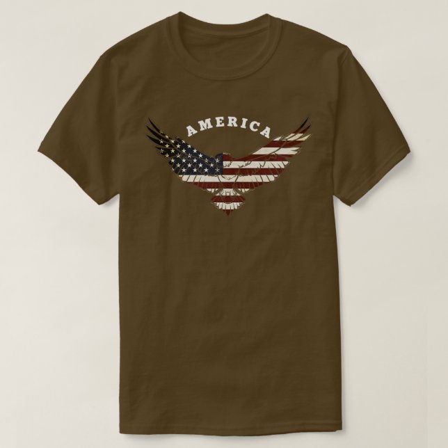 Camiseta America Eagle (Frente do Design)