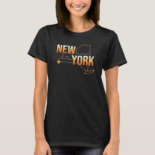 Camiseta America Eclipse 2024 Shirt New York USA Total Sola