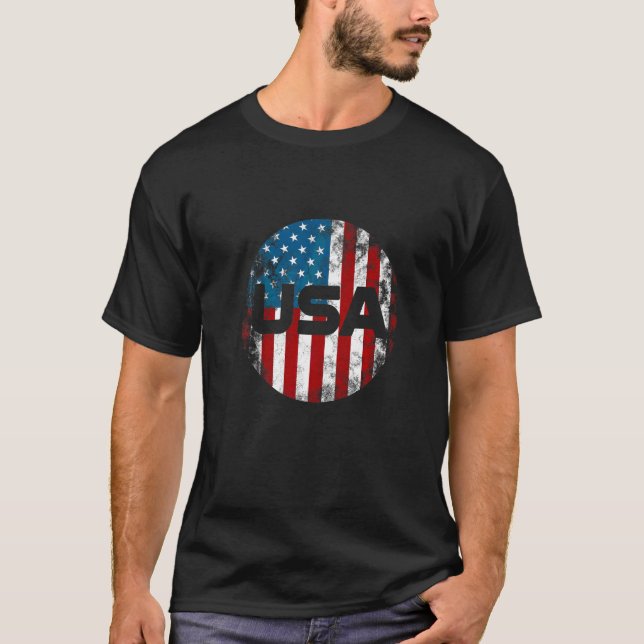 Camiseta América, Estados Unidos, Patrimônio Americano Home (Frente)