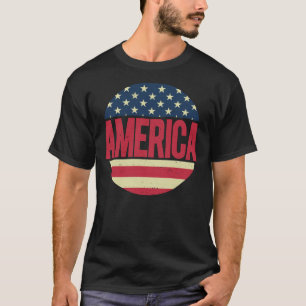 Camiseta América, EUA, Bandeira Independência Dia 4 de julh