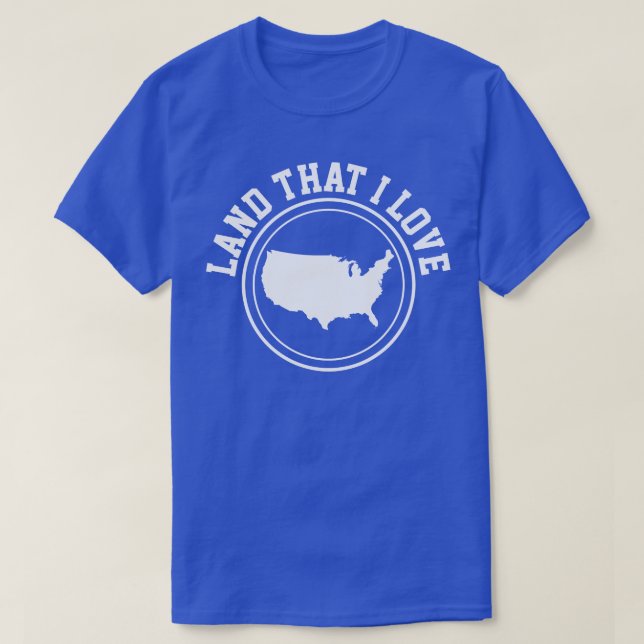 Camiseta América EUA Mapa Americano (Frente do Design)