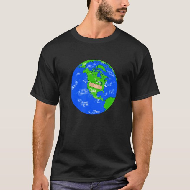 Camiseta América ferida (Frente)