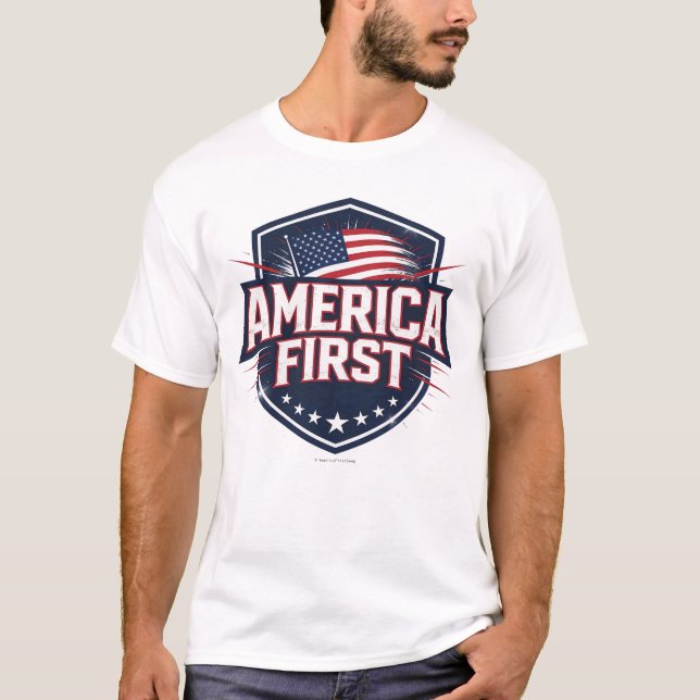 Camiseta America First -  (Frente)