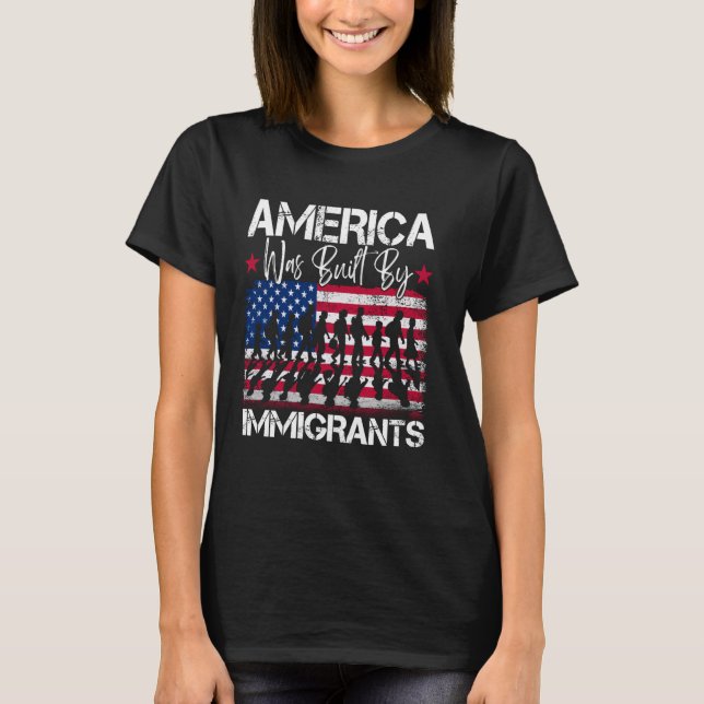 Camiseta América foi construída por imigrantes, Imigração P (Frente)