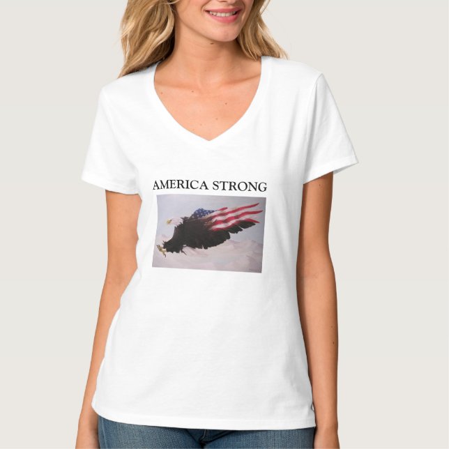 CAMISETA AMÉRICA FORTE (Frente)