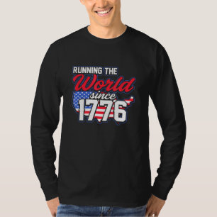 Camiseta América governando o mundo desde 1776