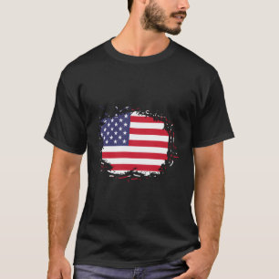 Camiseta América Latina Flag Estados Unidos