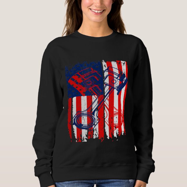 Camiseta América Mechanic Tool Box - Luvas Mecânicas (Frente)