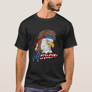 Camiseta América Merica Patriótica Águia Americana da Liber