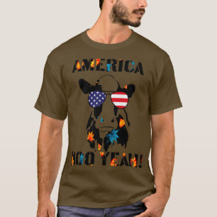 Camiseta America Moo, 4 De Julho
