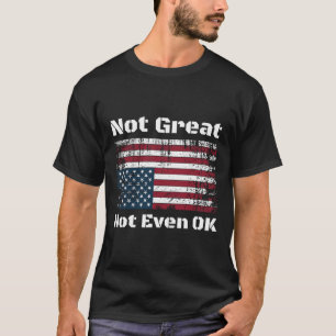 Camiseta América Não É Ótima Nem Mesmo Ok Americanos Resist