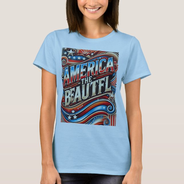 Camiseta América, o belo (Frente)