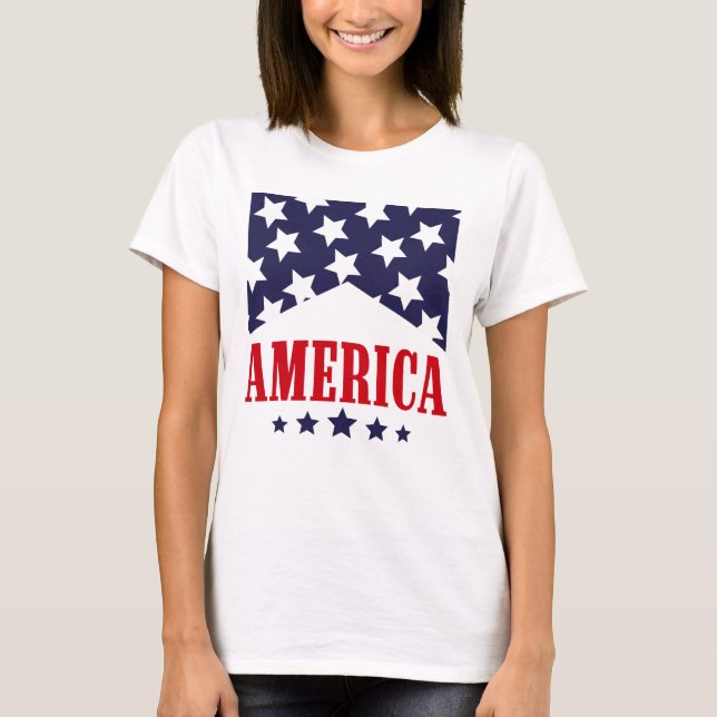 Camiseta América Ocidental 4 de julho (Frente)
