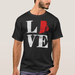 Camiseta América Orgulhosa Bandeira do Estado Cidadão Mapa