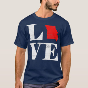 Camiseta América Orgulhosa Bandeira do Estado Cidadão Mapa 