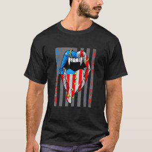 Camiseta América Patriótica Bravo Nação de Ballsy Moderna G
