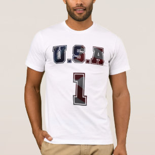 Camiseta América Patriótica EUA Número 1