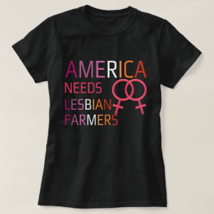 Camiseta América precisa de fazendeiros lésbicos