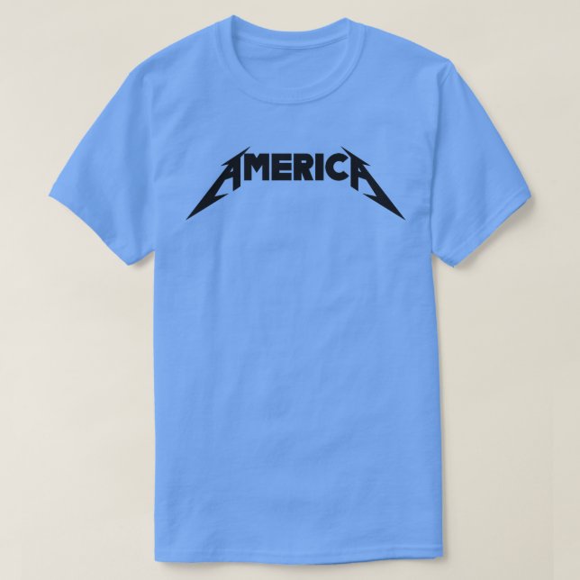 Camiseta America Rock And RollInspiron USA Design (Frente do Design)