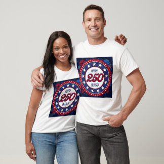 Camiseta America’s 250th Birthday 1776-2026 RWB Fireworks
