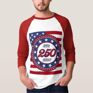 Camiseta America’s 250th Birthday With USA Flag