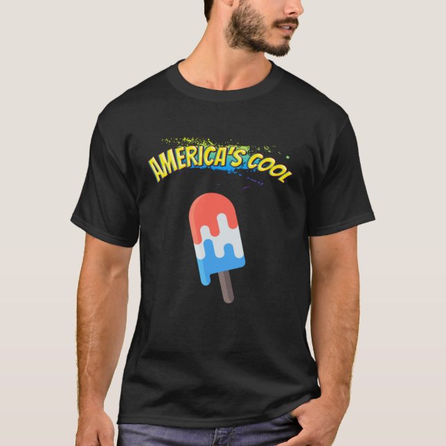 Camiseta America s Cool Ice Cream Sarcastic Joke (Frente)