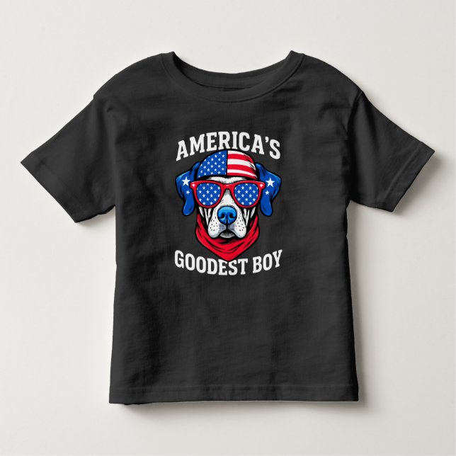 Camiseta America’s Goodest Boy Dog (Frente)