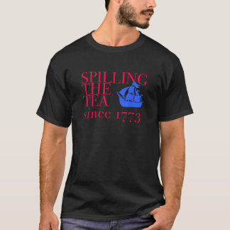 Camiseta AMÉRICA SPILLING TEA DESDE 1773 4 de julho de Bost