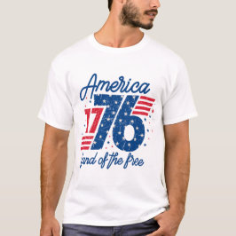 Camiseta América Terra Da Liberdade
