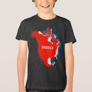 CAMISETA AMÉRICA TRICOLOR