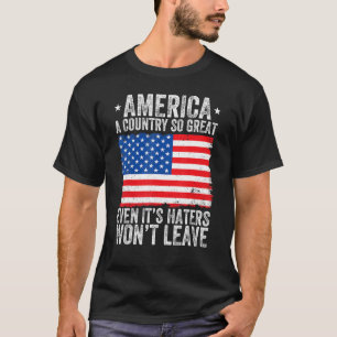 Camiseta América, um país tão Excelente, até seus chapéus g