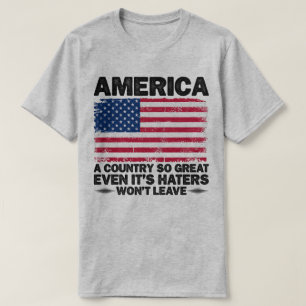 Camiseta América Um País Tão Excelente Como Os Veteranos Da