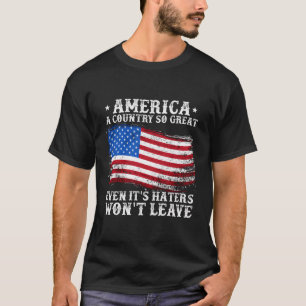 Camiseta América Um País Tão Excelente Que Mesmo Os Invedor