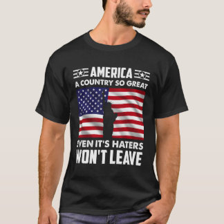 Camiseta América Um País Tão Excelente Que Nem Mesmo É Ers 
