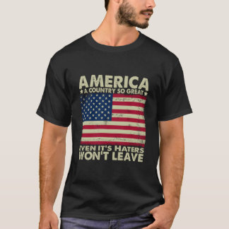Camiseta América Um País Tão Grande Que Mesmo Os Seus Ers N