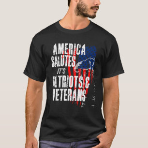 Camiseta América valoriza seus patriotas e veteranos americ