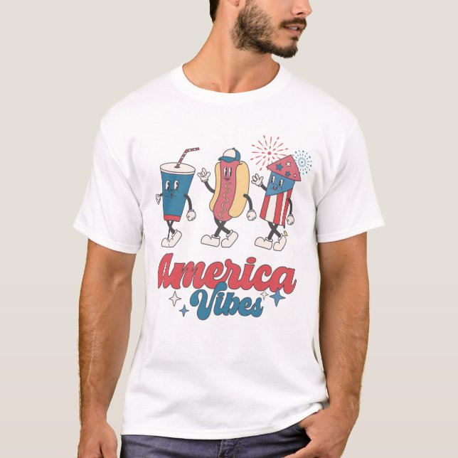 Camiseta America Vibes (Frente)