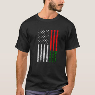 Camiseta América Vintage EUA Bandeira de Orgulho Português