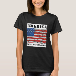 Camiseta América Você em Perigo Garota